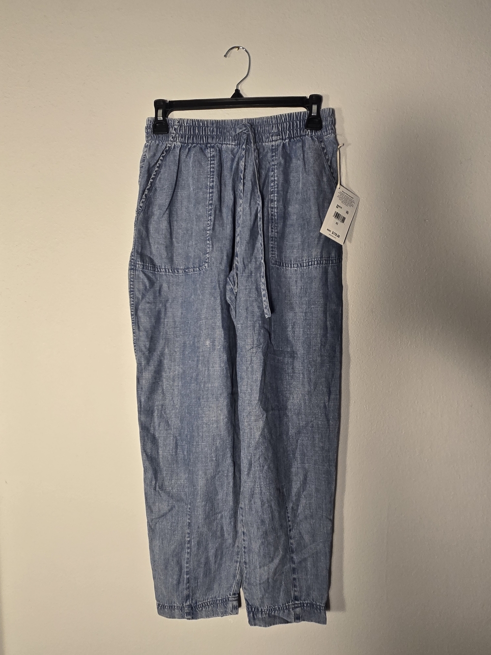 Splendid Indigo Chambray Drawstring Pants Ryan Indigo Pant